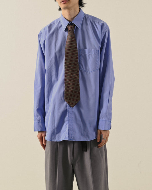 裝飾縫線經典輪廓古著襯衫