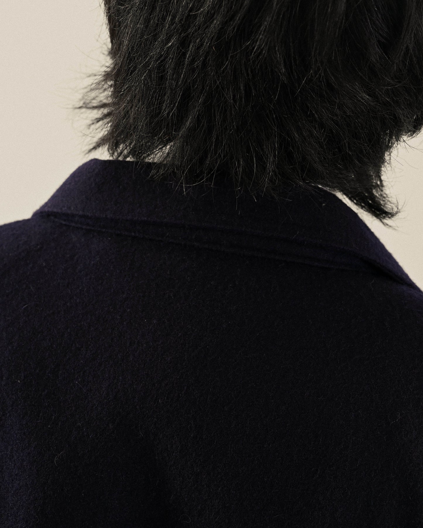 厚實毛料鋪棉古著夾克外套