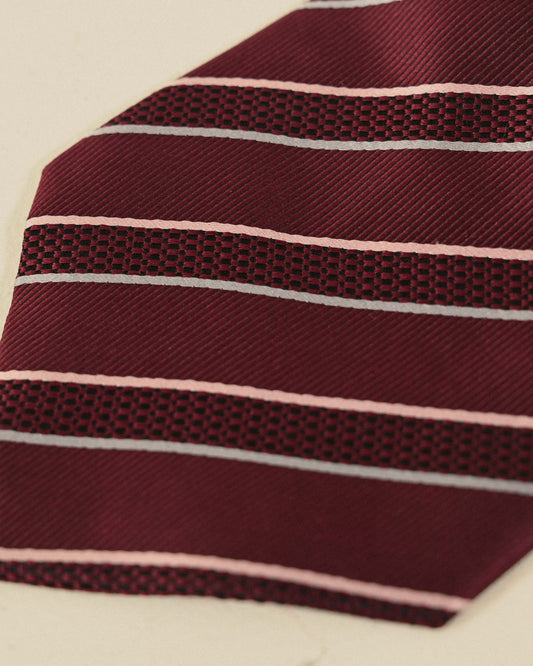 絲質緹花古著領帶