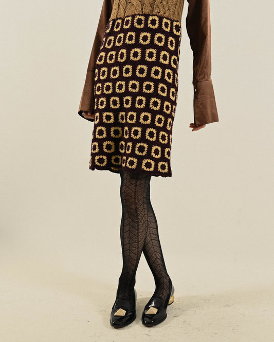 Upcycling細肩帶針織古著洋裝