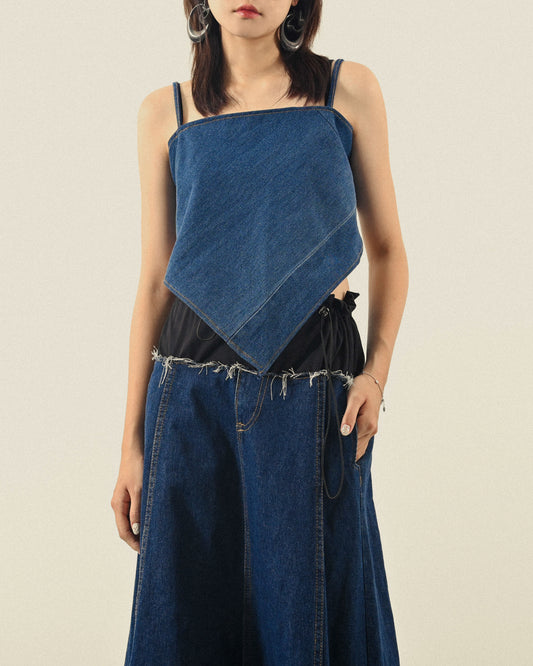 Upcycling牛仔面料古著上衣