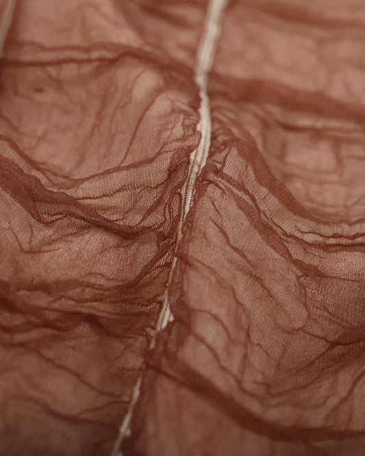 雙層製作紗質古著上衣