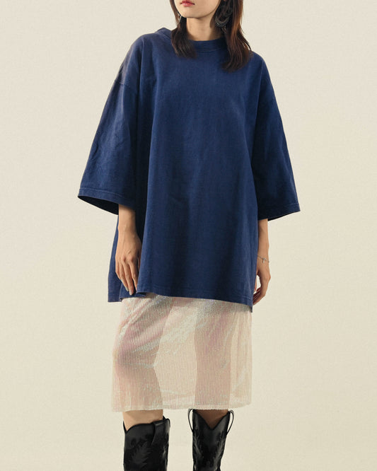 John Undercover加大寬版輪廓古著上衣