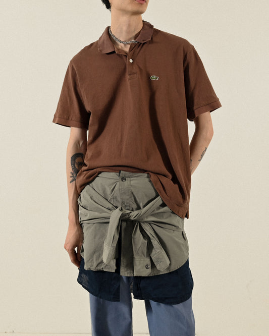 Lacoste純色古著POLO衫
