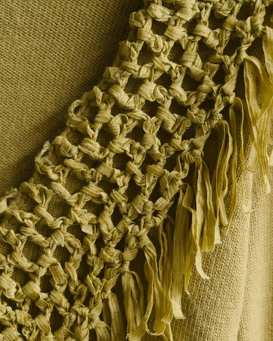 鏤空編織針織古著毛衣