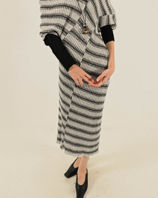 Upcycling解構針織緹花古著洋裝