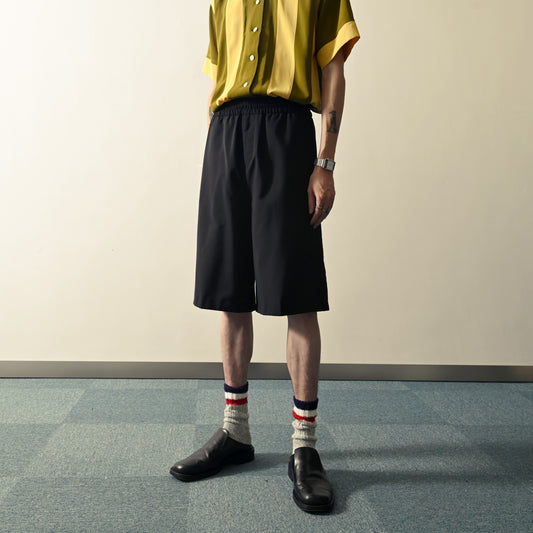 Acne Studios薄毛傘狀古著短褲