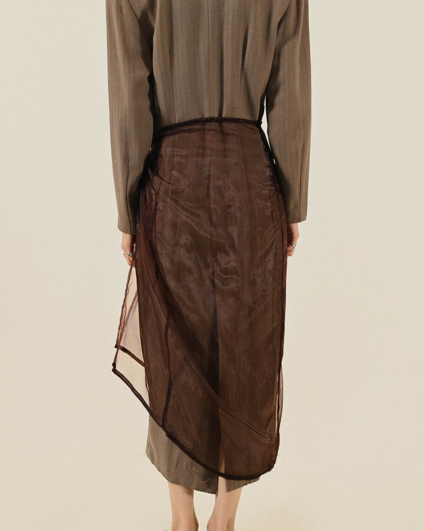 光澤紗質綁結飾片