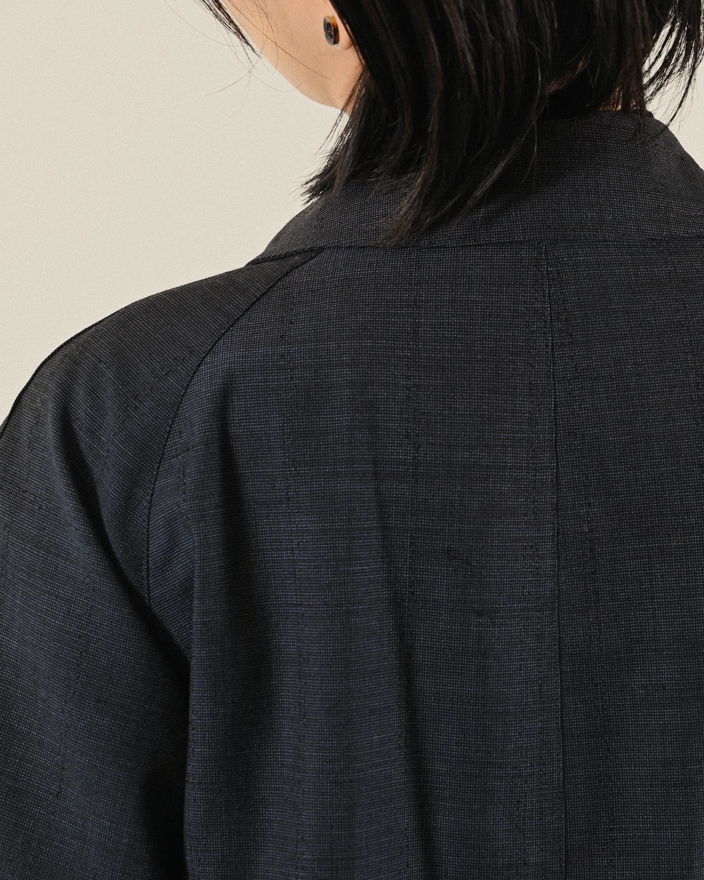 日本製經典輪廓薄毛古著風衣