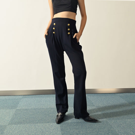 ESCADA德國製薄毛古著長褲