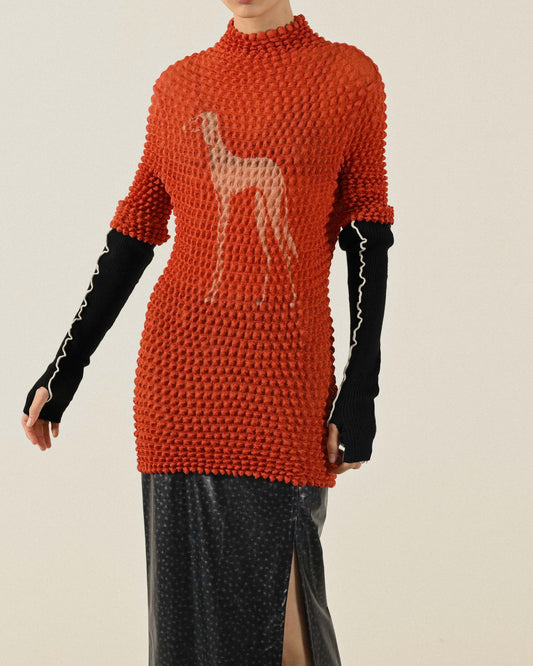 特殊壓褶面料日本製古著上衣