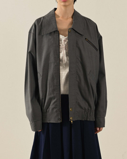 薄毛緹花布勞森古著外套