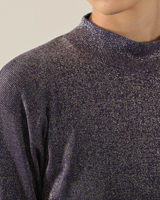 金屬光澤金蔥古著上衣