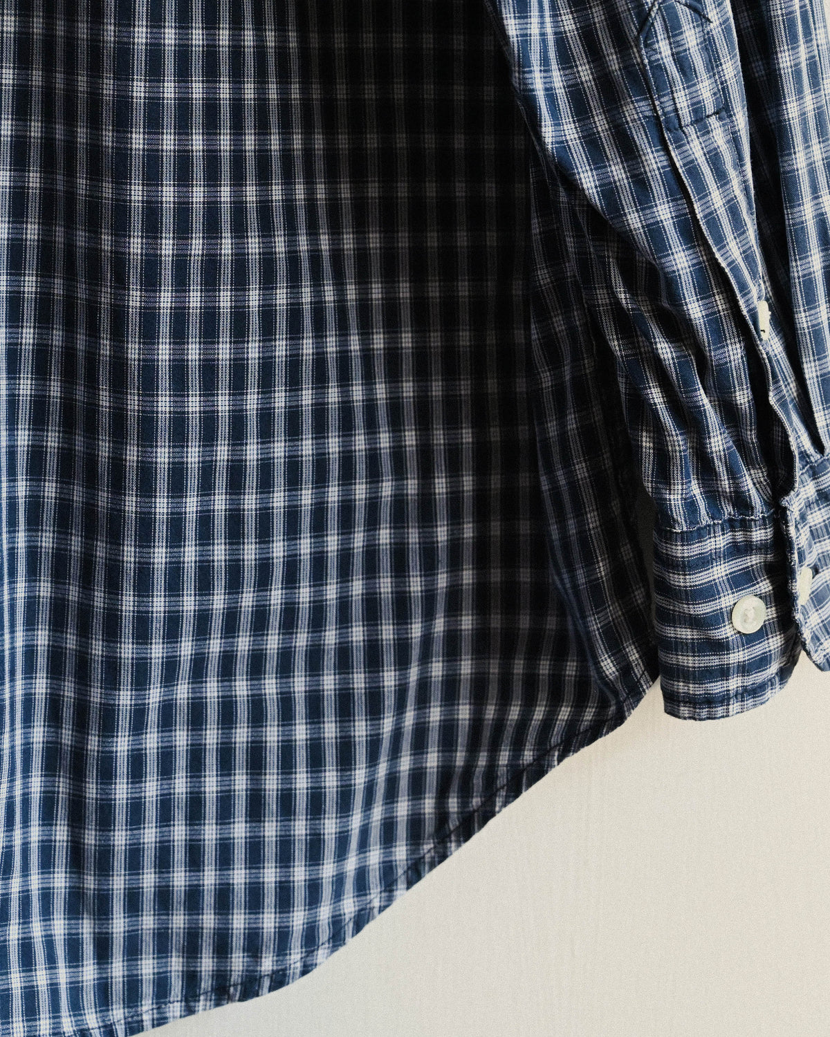 Ralph Lauren經典輪廓格紋古著襯衫