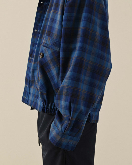 法蘭絨格紋古著夾克外套