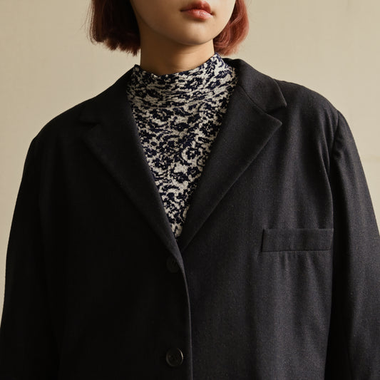 Jil Sander薄毛單襟古著西裝外套