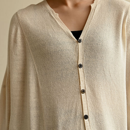 Y's 不對稱製作針織古著上衣