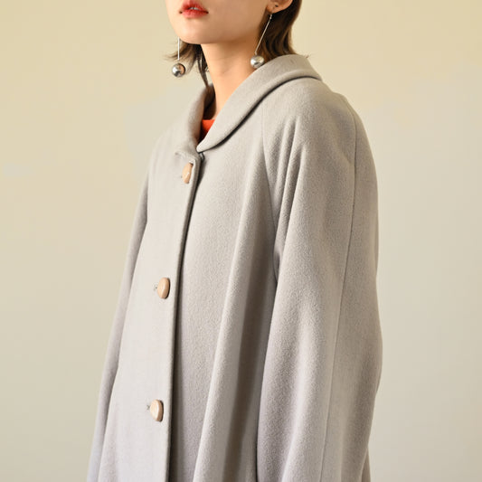 100%安哥拉兔毛古著大衣