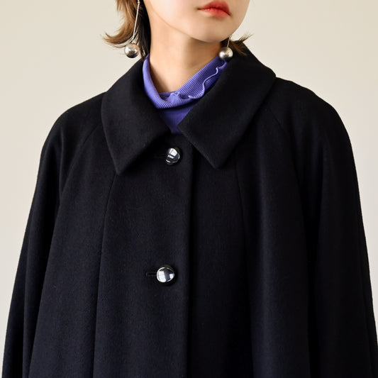 100%喀什米爾羊毛古著大衣