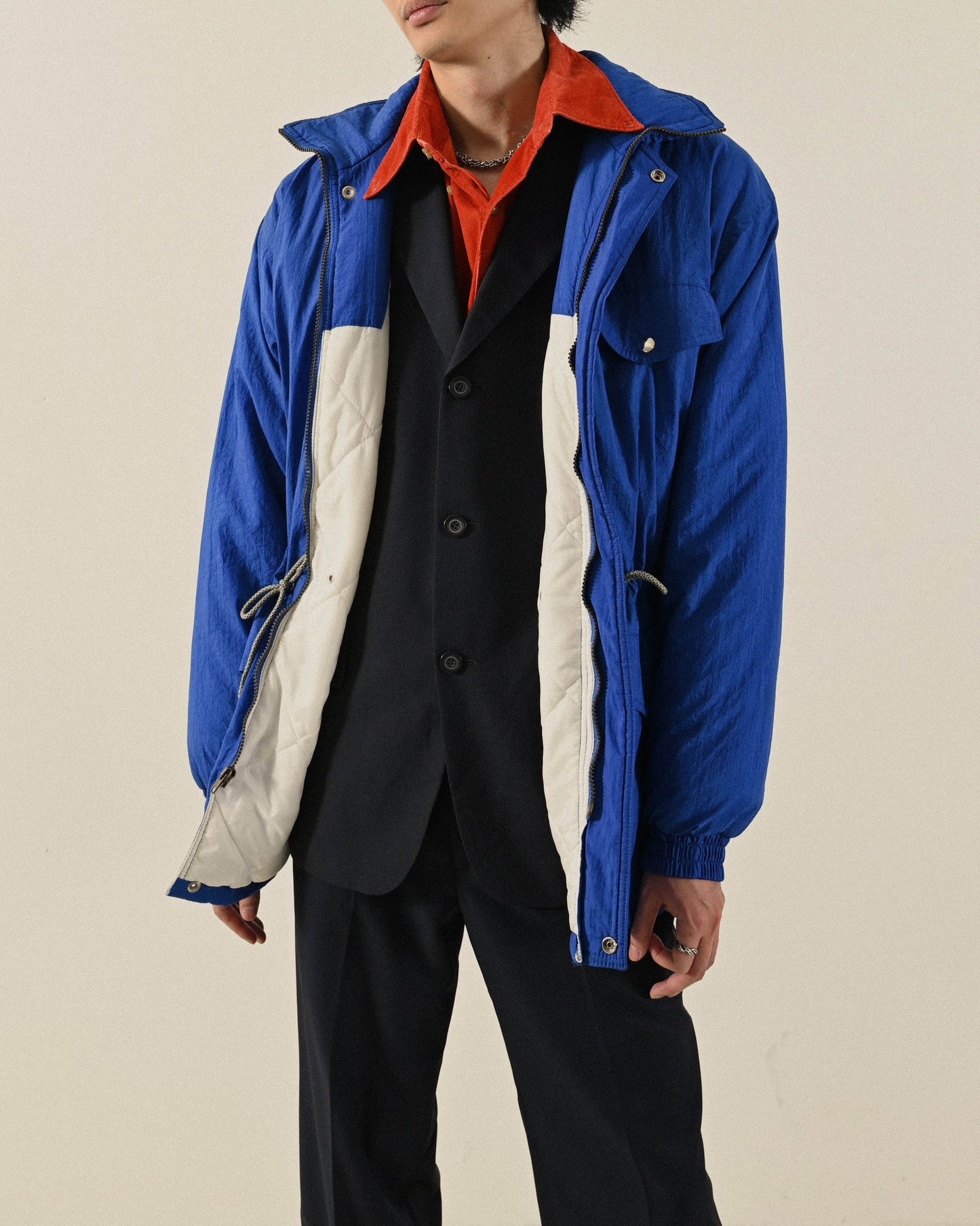 Upcycling機能鋪棉古著夾克外套