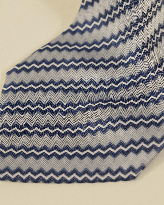 寬版緹花古著領帶