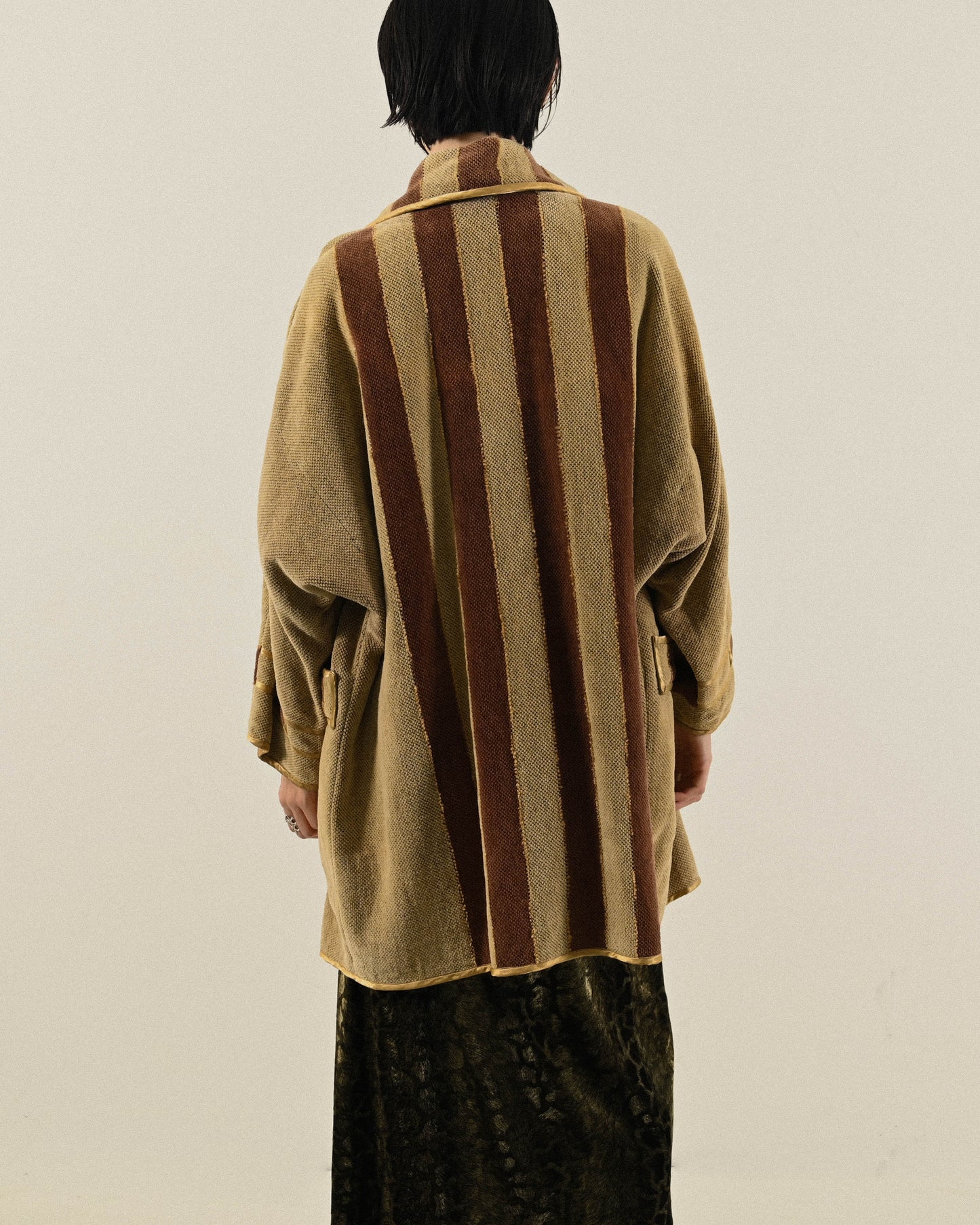 芬蘭製Annikki Karvinen寬鬆緹花古著外套