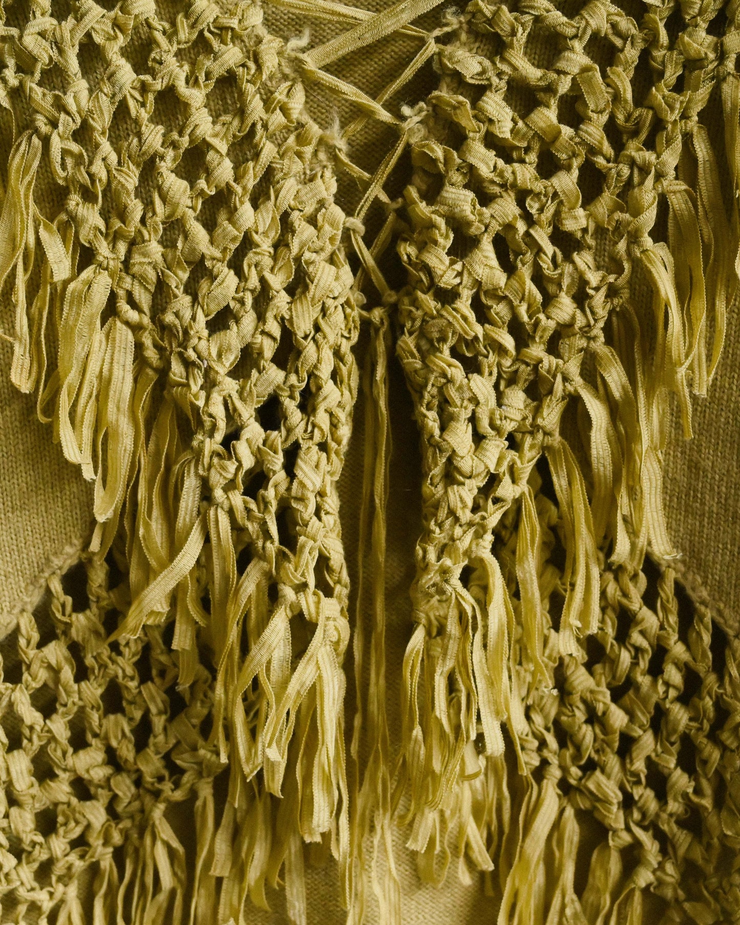 鏤空編織針織古著毛衣