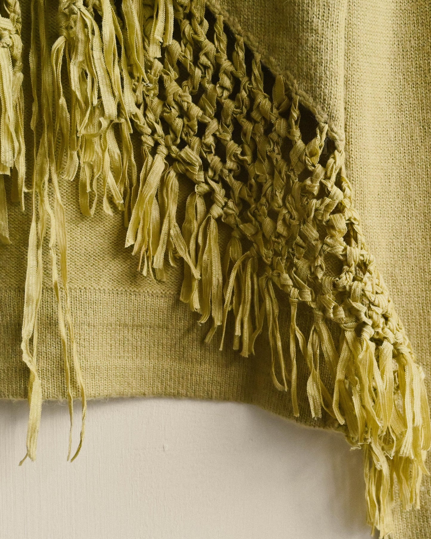 鏤空編織針織古著毛衣