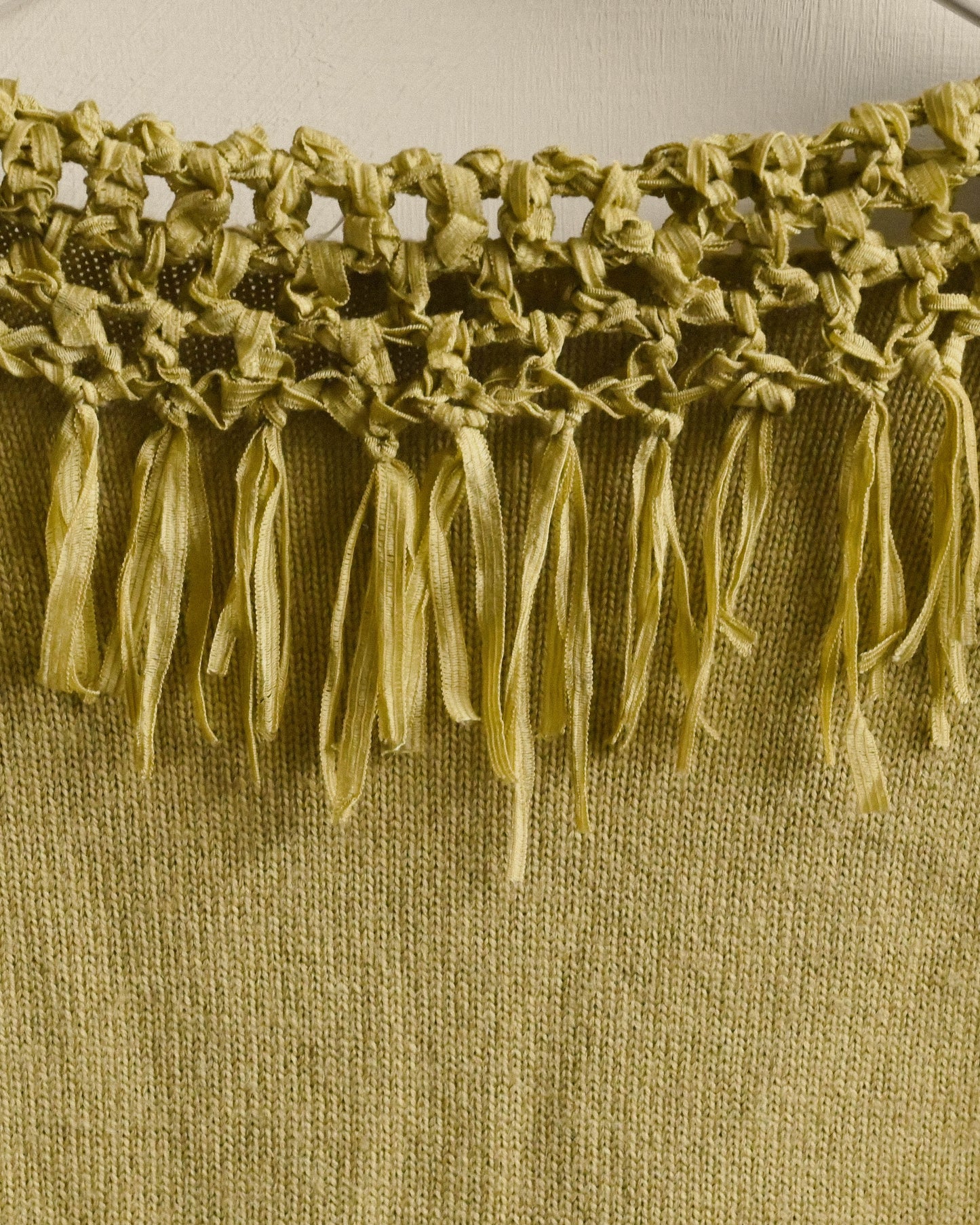 鏤空編織針織古著毛衣