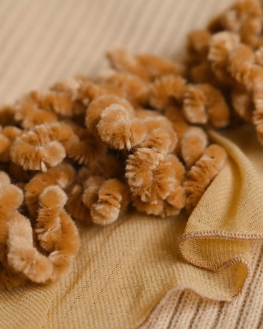 圈絨織帶螺紋開襟古著毛衣