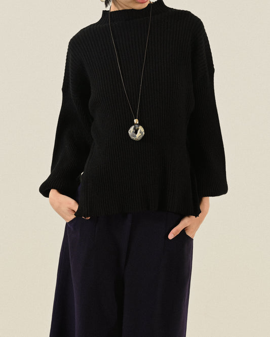 Upcycling挖背設計針織古著上衣