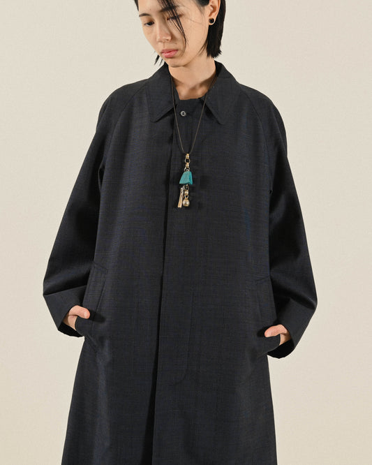 日本製經典輪廓薄毛古著風衣