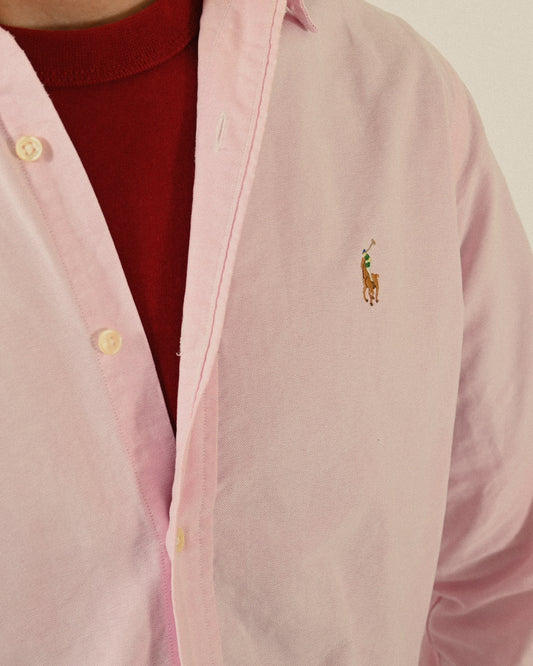 Ralph Lauren純色古著襯衫