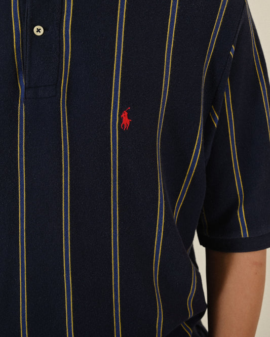 Polo Ralph Lauren條紋古著Polo衫