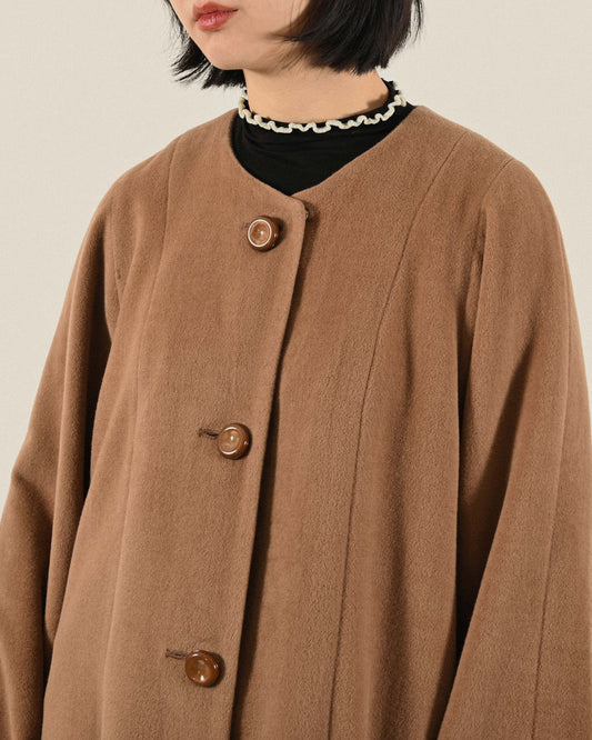 日本製100%安哥拉兔毛古著大衣