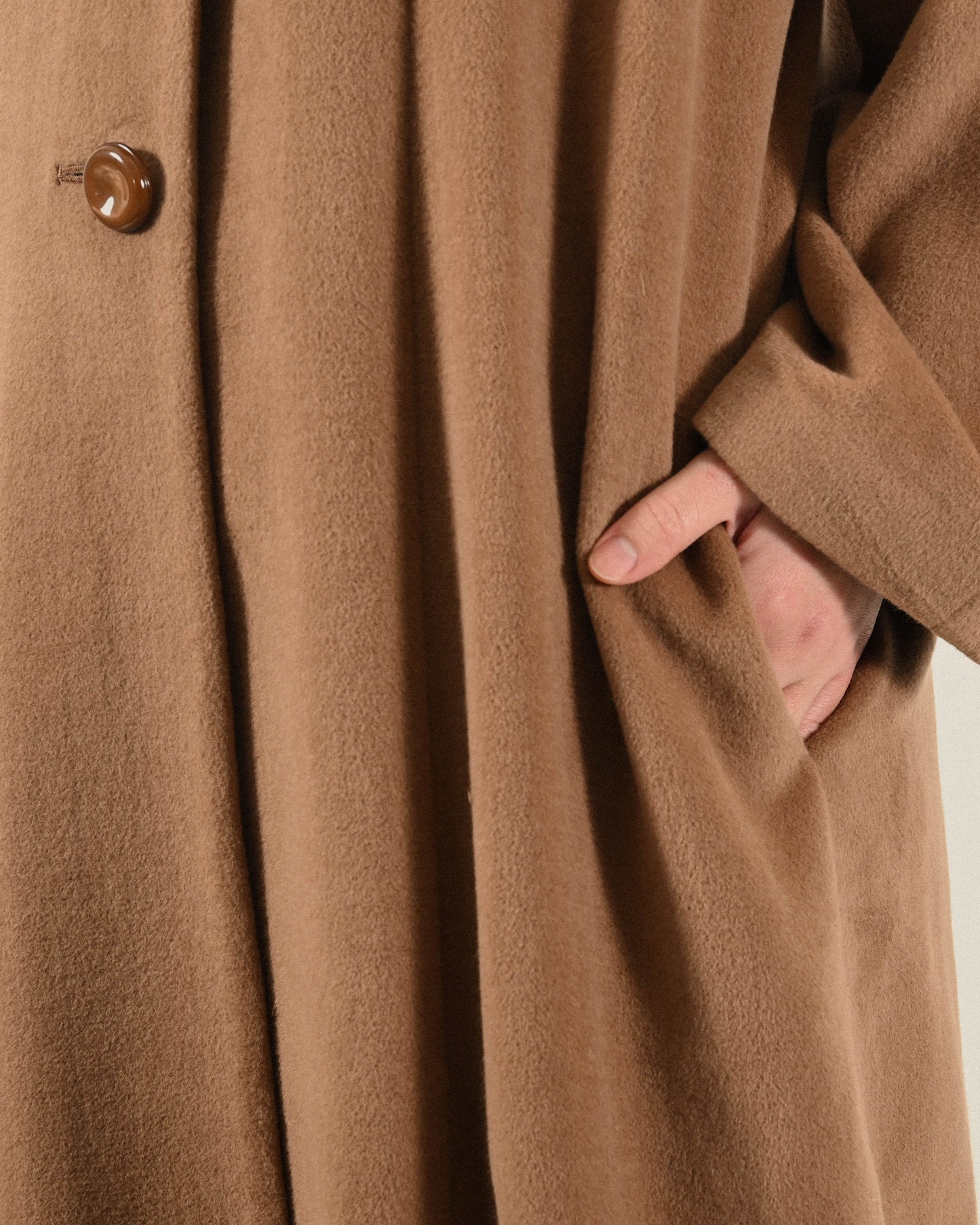 日本製100%安哥拉兔毛古著大衣