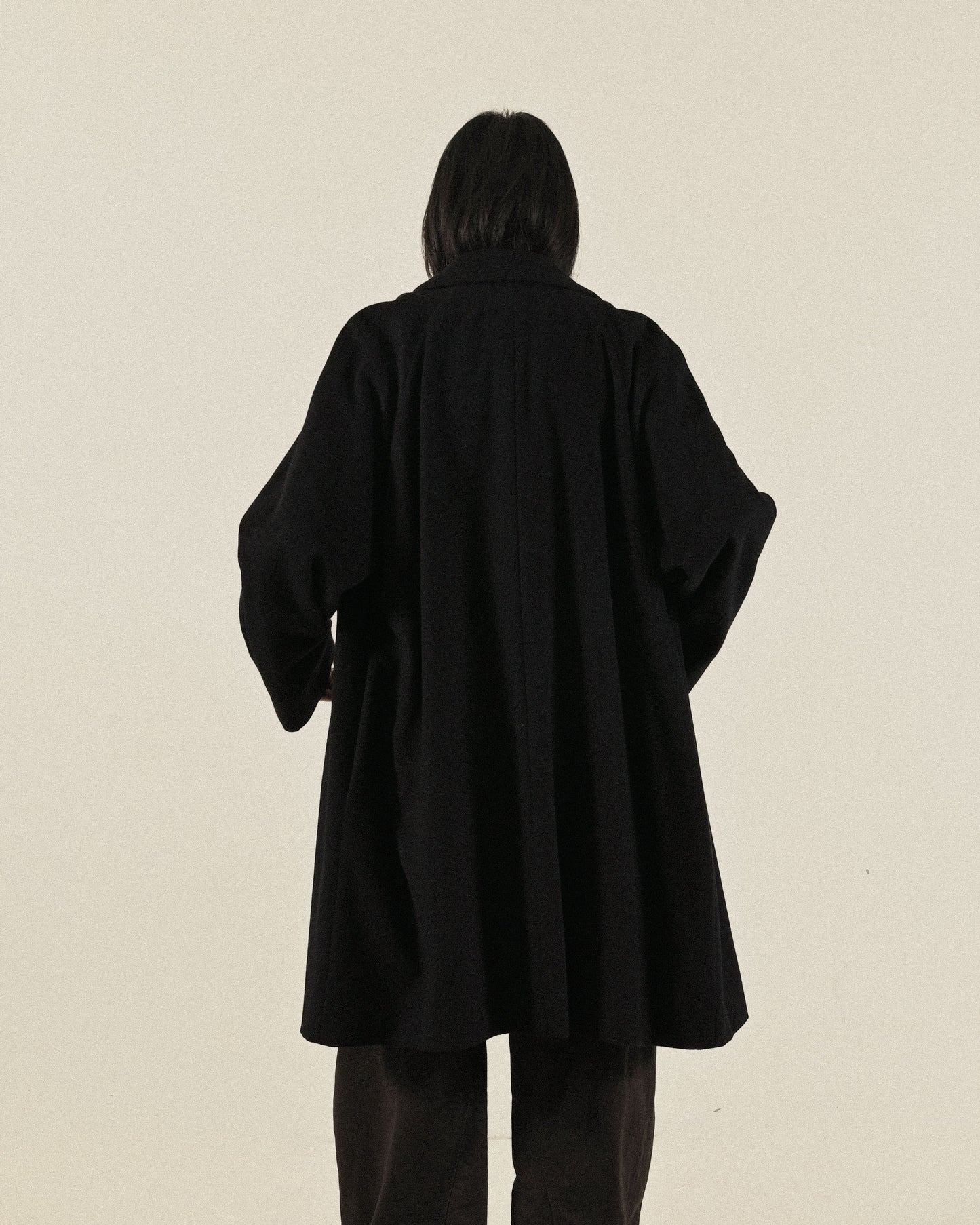 日本製100%喀什米爾羊毛古著大衣