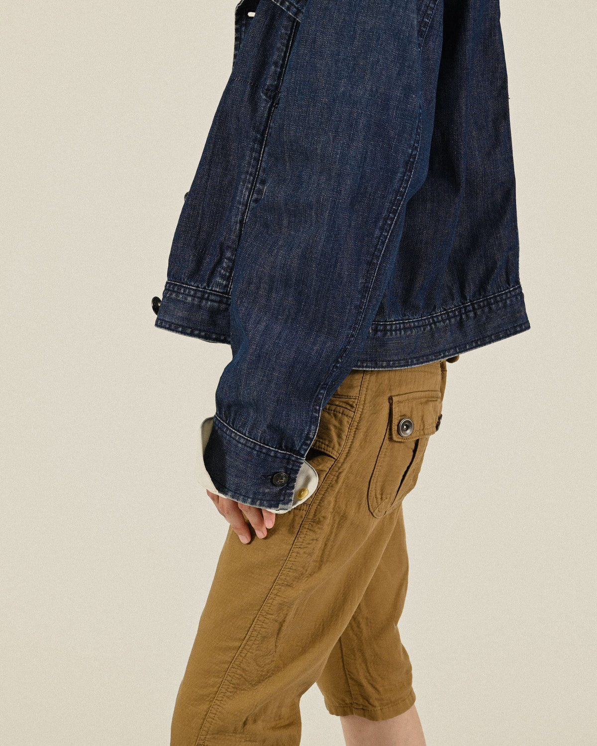 Tommy Hilfiger雙排釦牛仔古著夾克外套