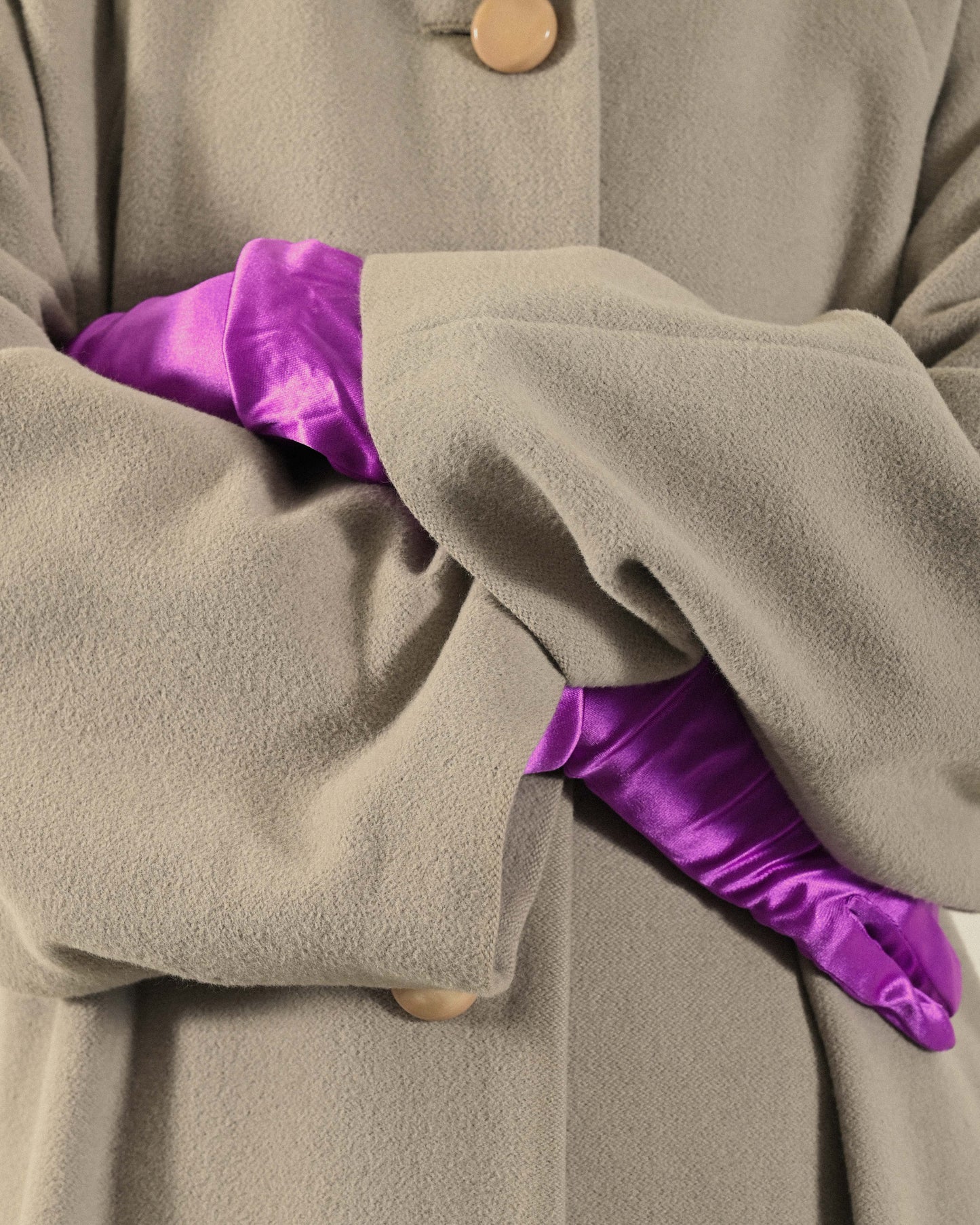 日本製100%安哥拉兔毛古著大衣