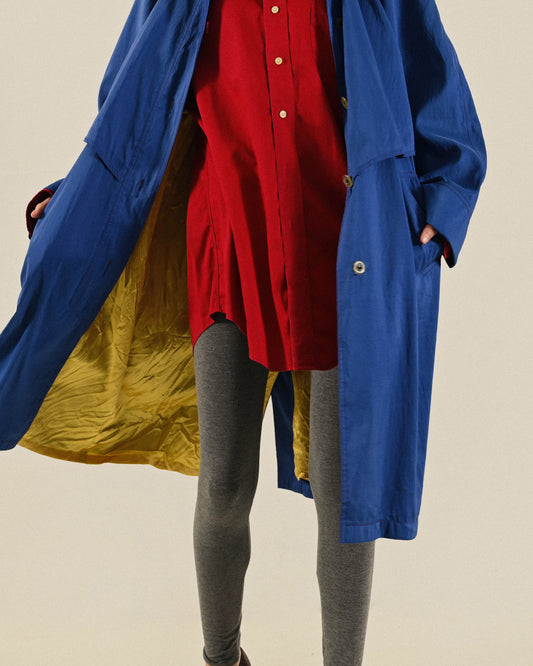 美國製鮮明色彩機能古著風衣