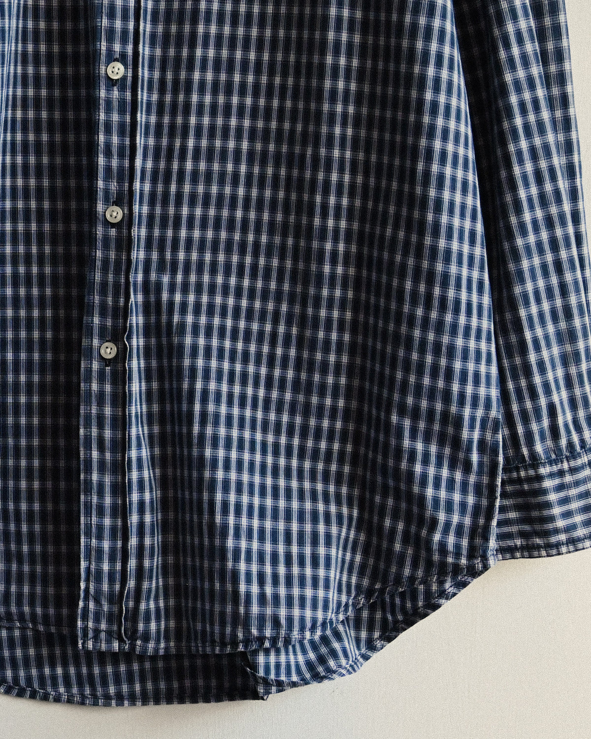 Ralph Lauren經典輪廓格紋古著襯衫