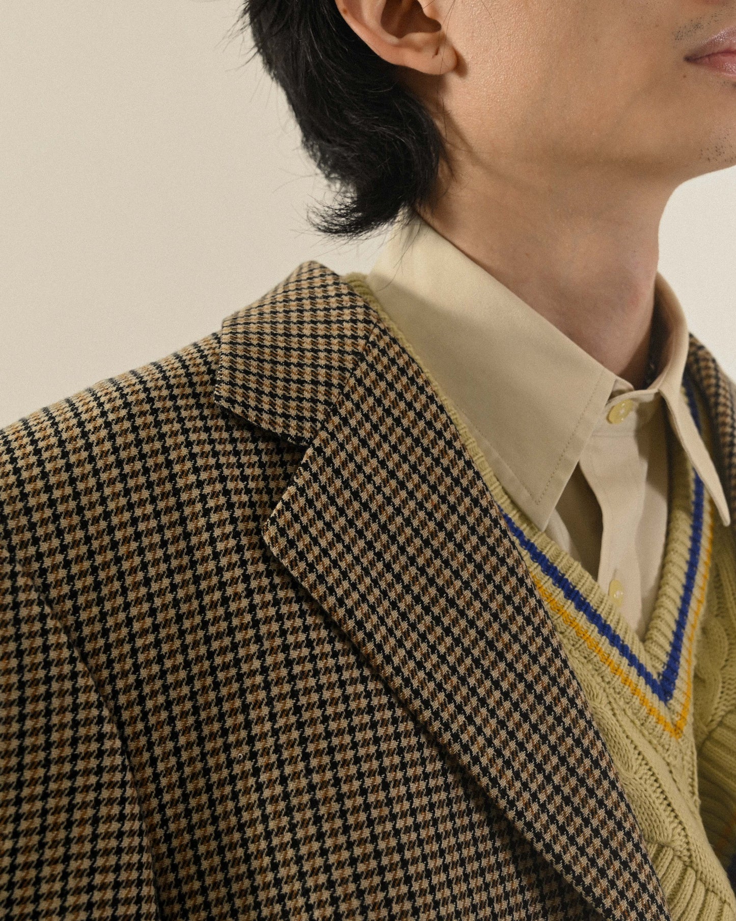 千鳥花呢獵裝古著西裝外套