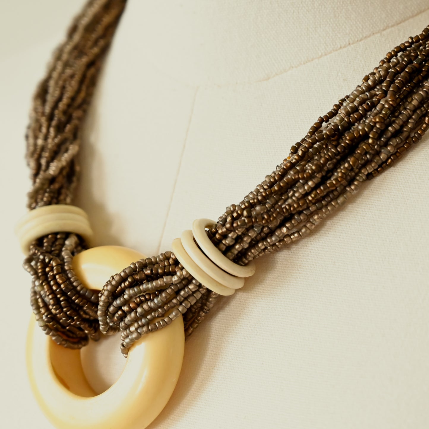民俗風格串珠古董項鍊